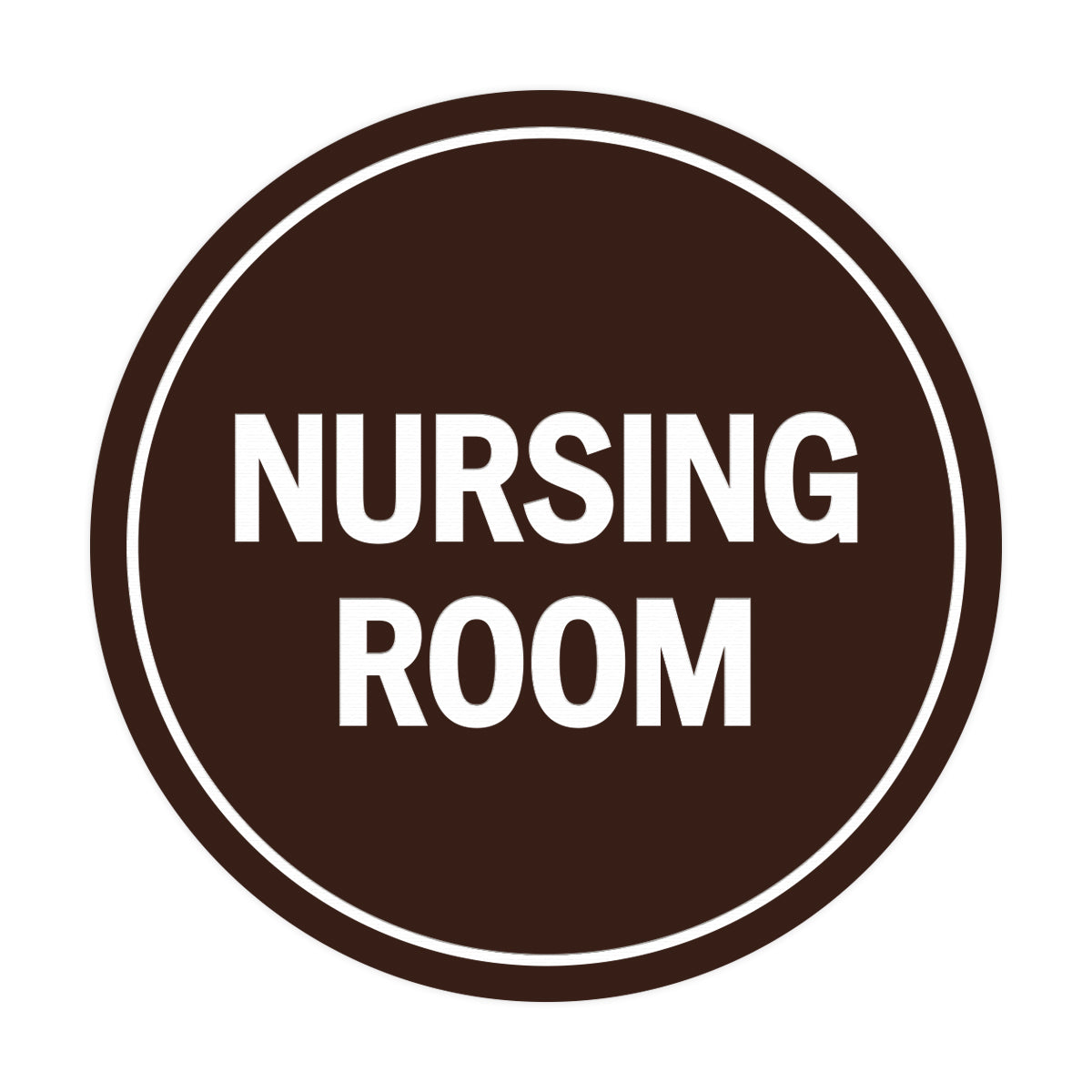 Signs ByLITA Circle Nursing Room Sign