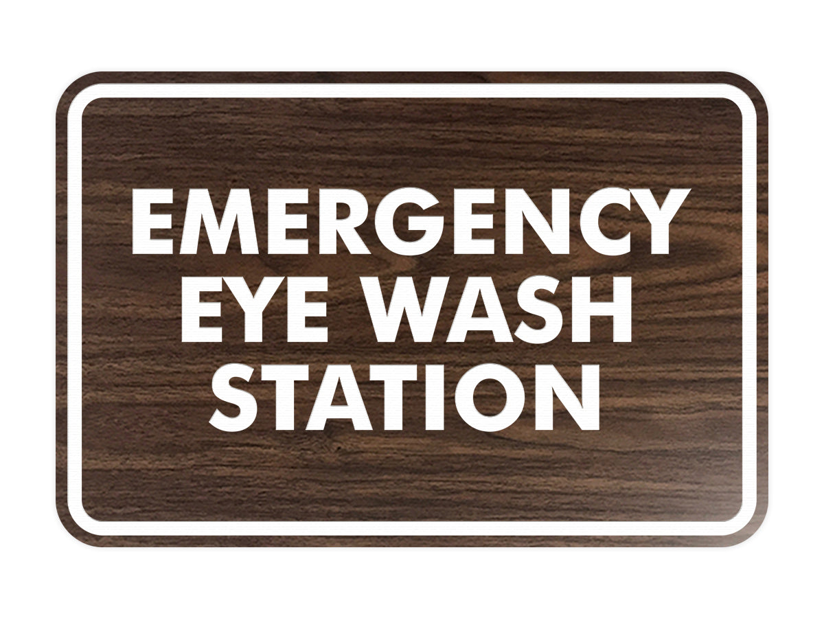 Signs ByLITA Classic Emergency Eye Wash Station Sign
