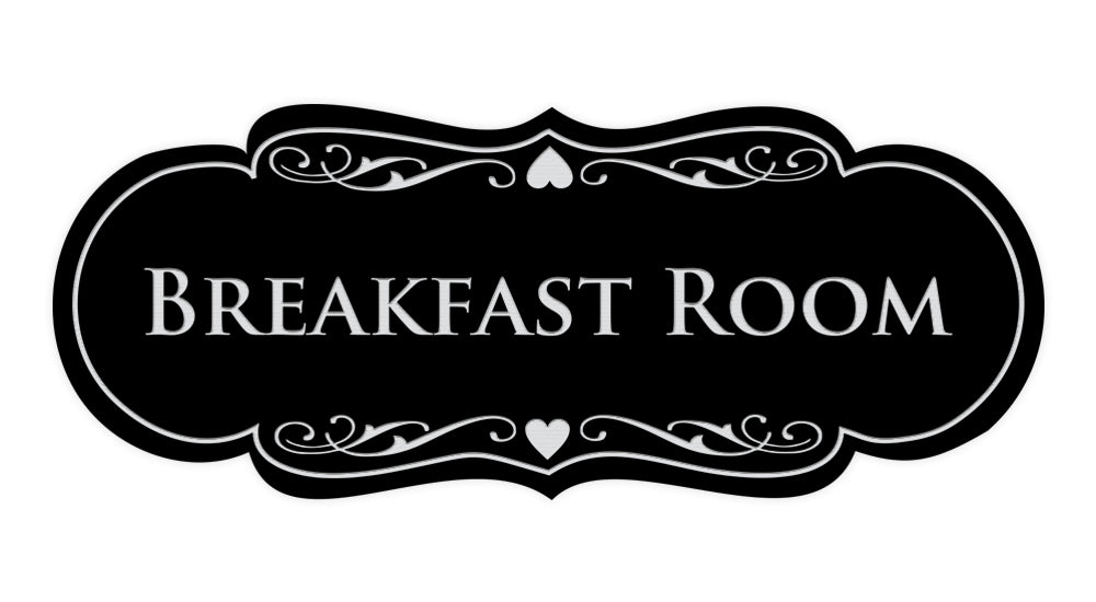 Signs ByLITA Designer Breakfast Room Sign