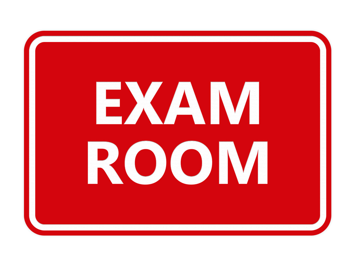 Signs ByLITA Classic Exam Room Sign