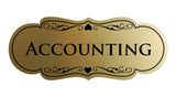 Signs ByLITA Designer Accounting Sign