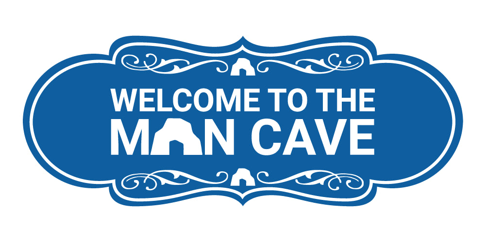 Designer Welcome to the Man Cave Wall or Door Sign