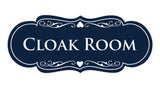 Signs ByLITA Designer Cloak Room Sign