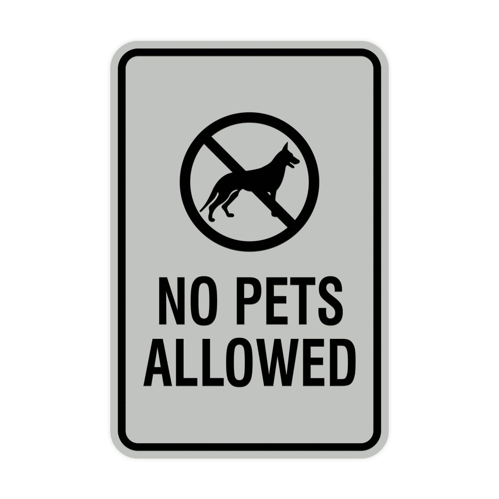 Signs ByLita Classic Framed No Pets Allowed Sign