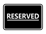 General Reserved Sign