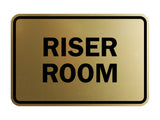 Signs ByLITA Classic Framed Riser Room