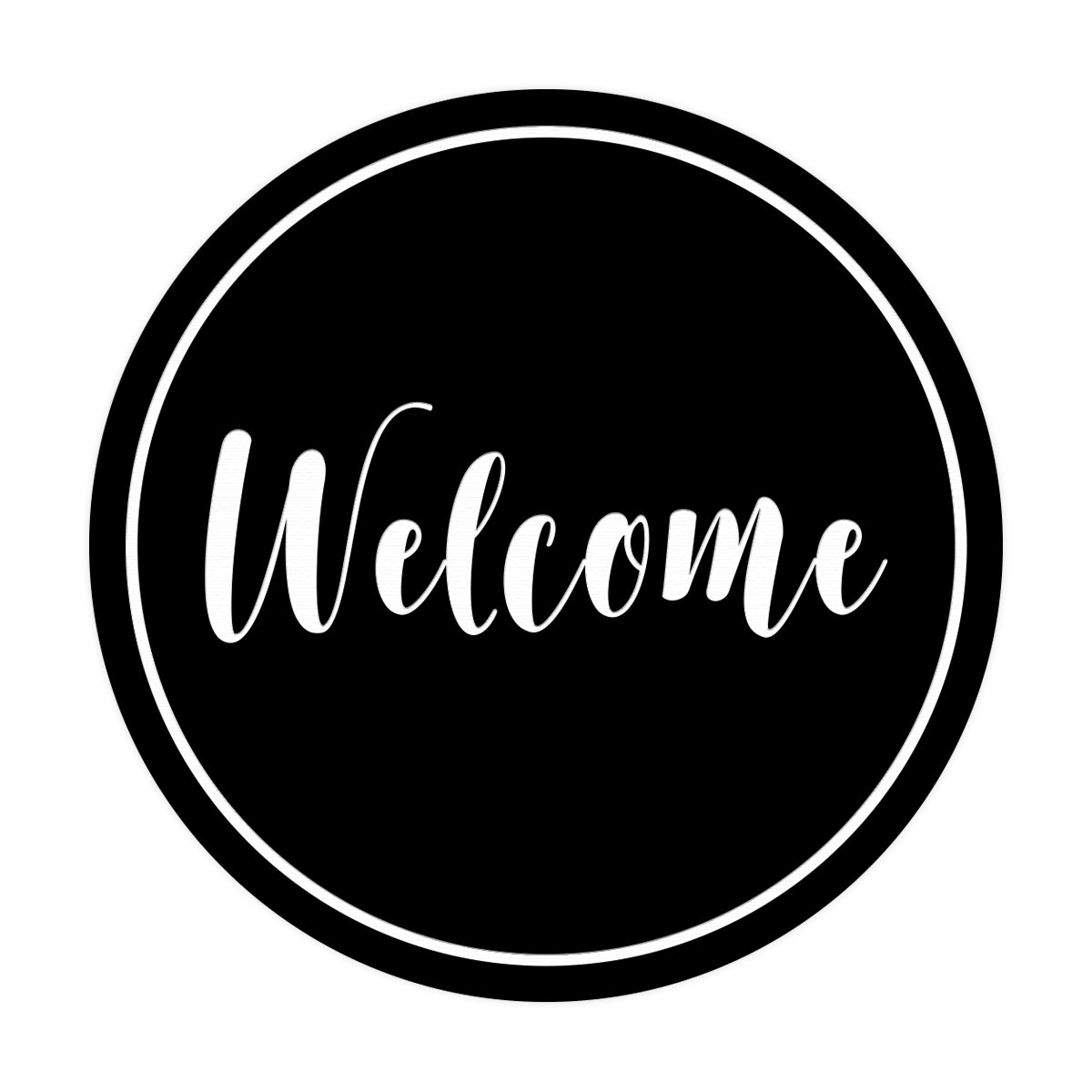 Signs ByLITA Circle Welcome Sign