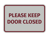 Signs ByLITA Classic Framed Please Keep Door Closed Sign