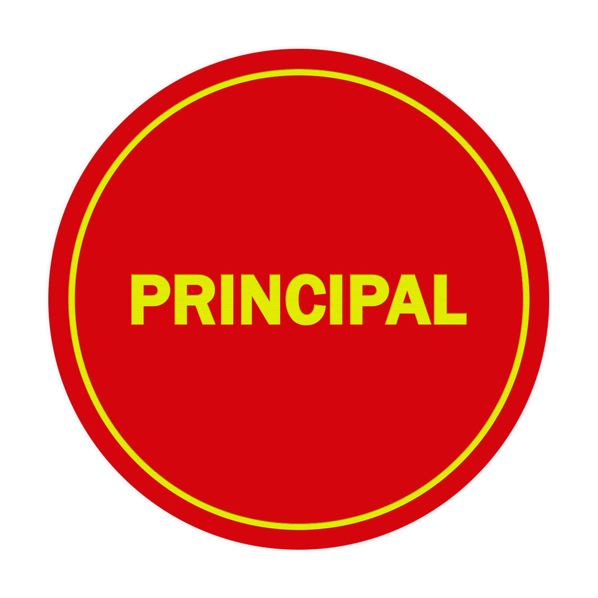 Signs ByLITA Circle Principal Sign