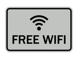 Signs ByLITA Classic Framed Free Wifi Sign