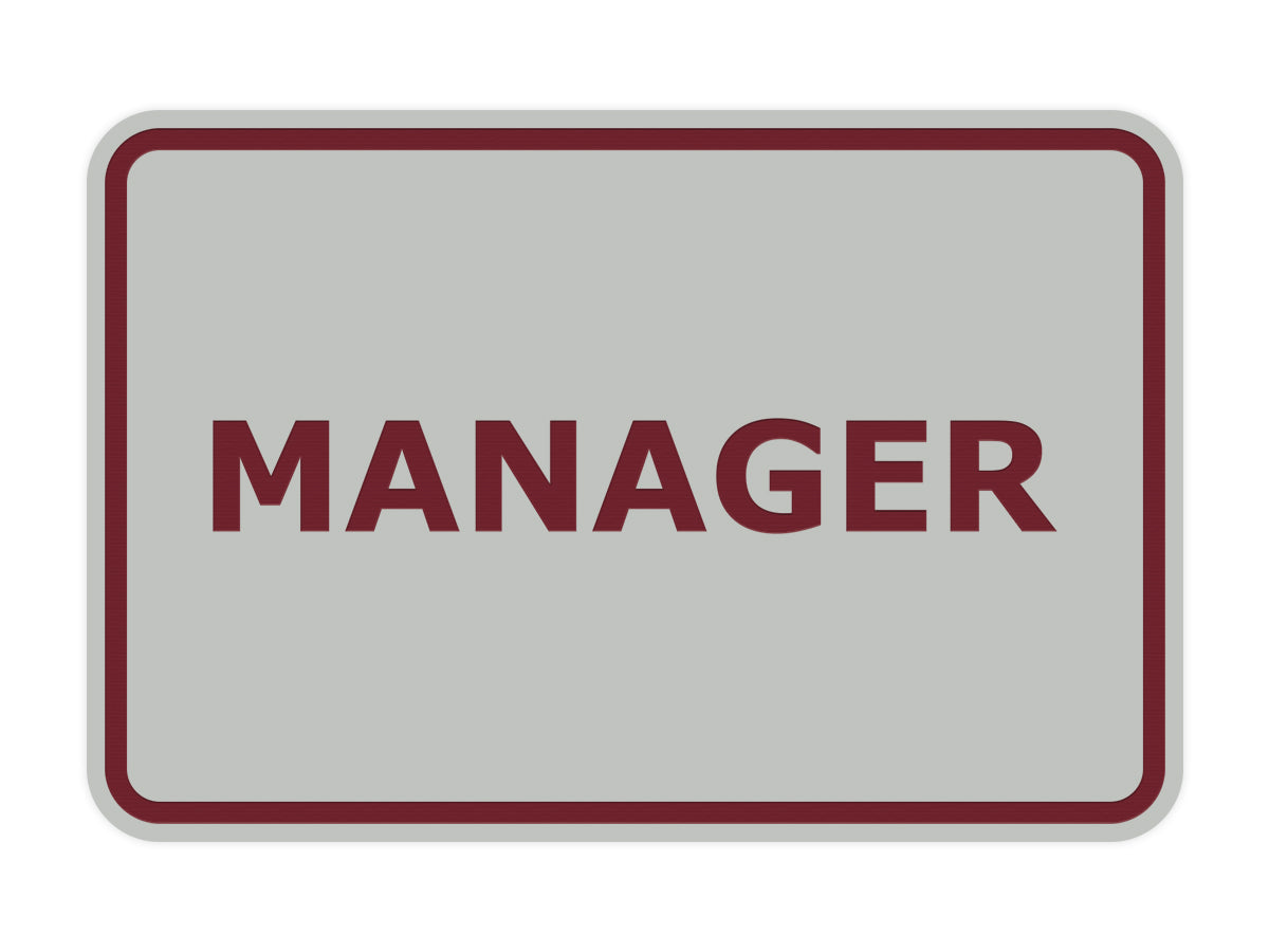 Signs ByLITA Classic Framed Manager