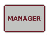 Signs ByLITA Classic Framed Manager