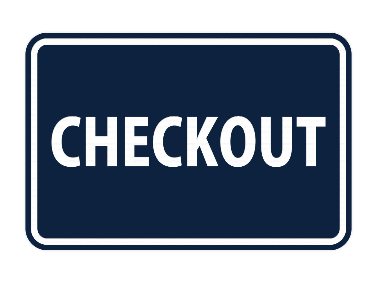 Signs ByLITA Classic Checkout Sign