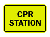 Signs ByLITA Classic CPR Station Sign