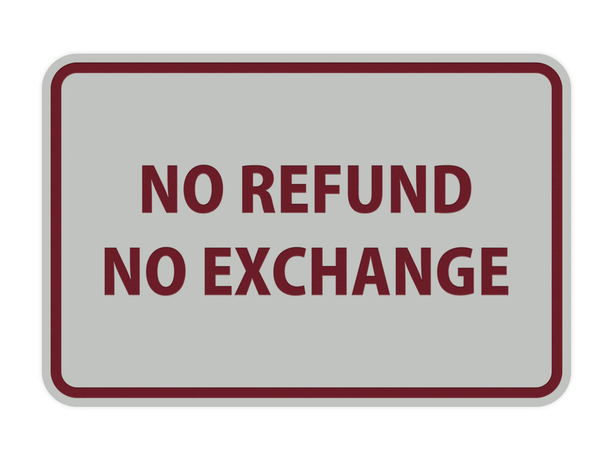 Signs ByLITA Classic Framed No Refund No Exchange