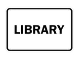 Signs ByLITA Classic Library Sign
