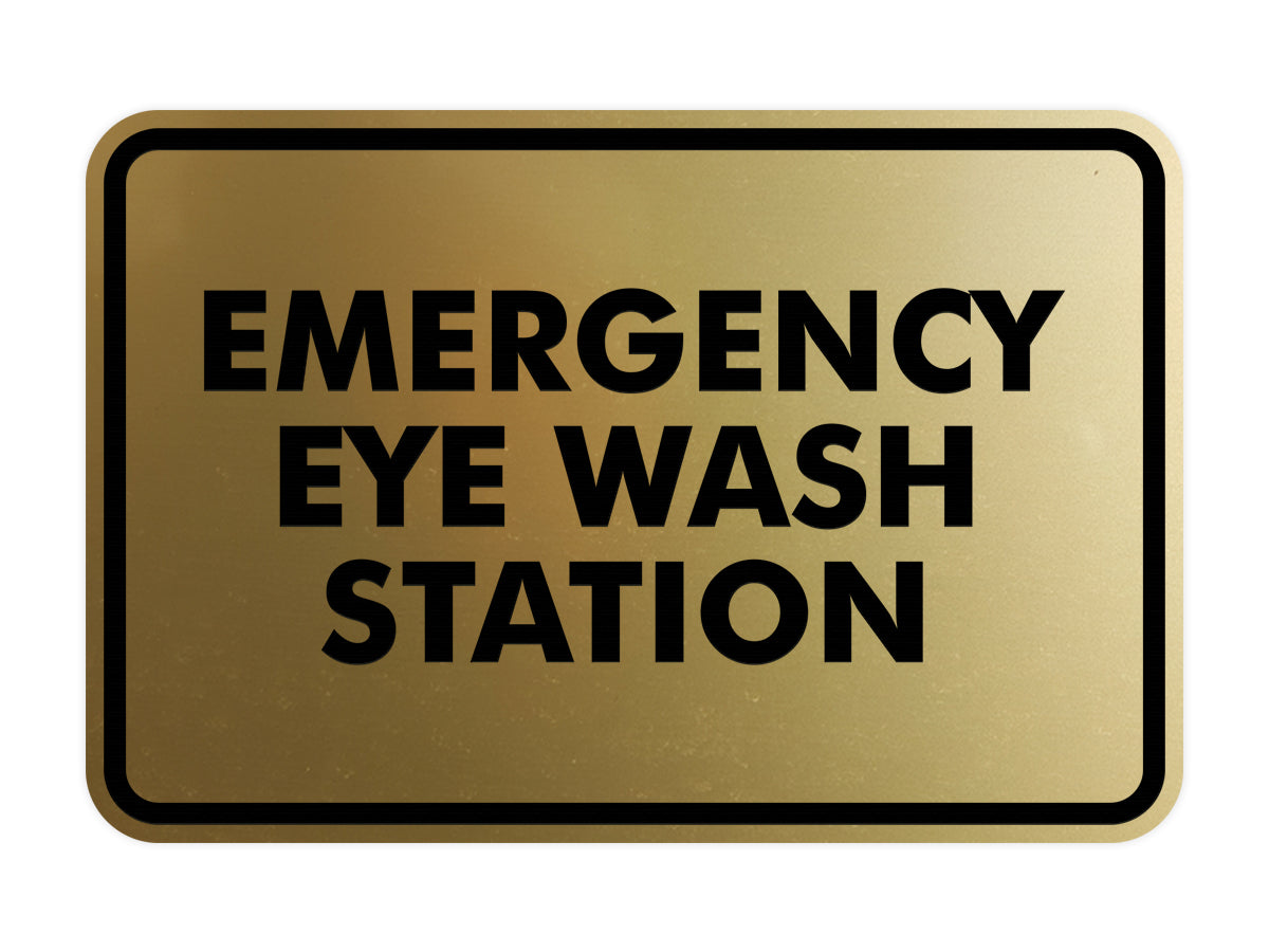 Signs ByLITA Classic Emergency Eye Wash Station Sign
