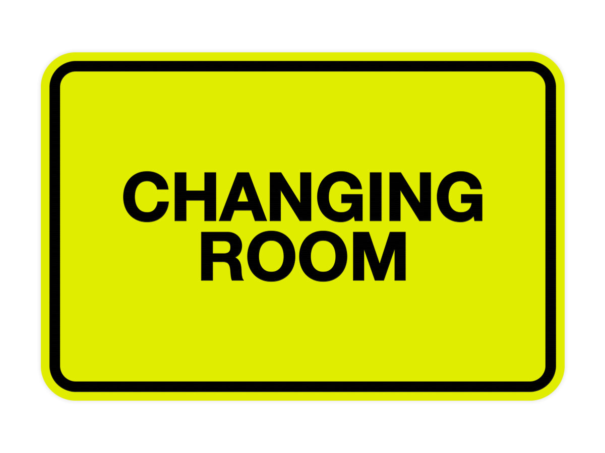 Signs ByLITA Classic Changing Room Sign
