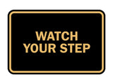 Signs ByLITA Classic Framed Watch Your Step Sign