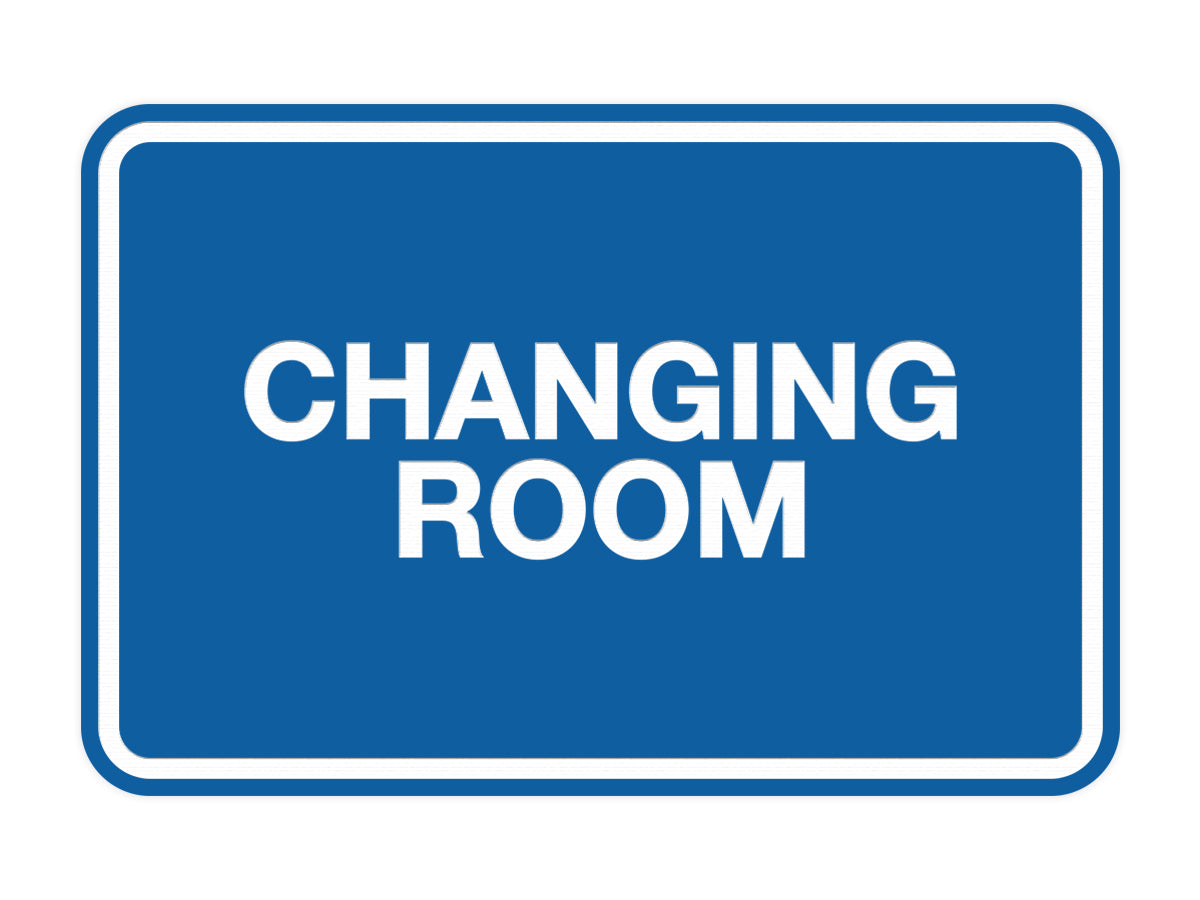 Signs ByLITA Classic Changing Room Sign
