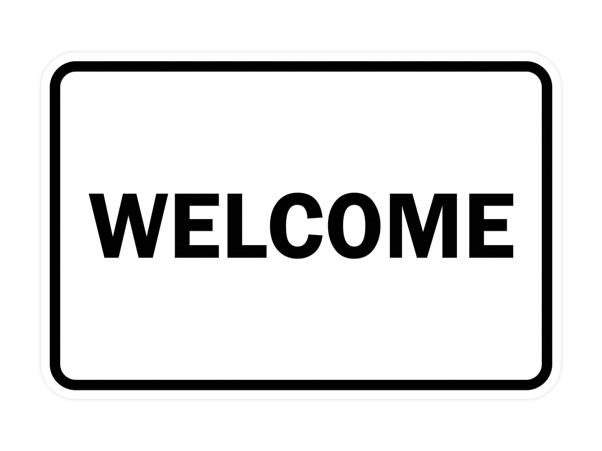 Signs ByLITA Classic Framed Welcome Sign