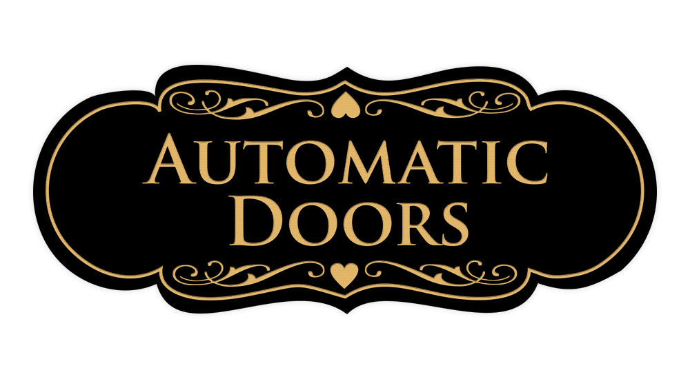 Signs ByLITA Designer Automatic Doors Sign