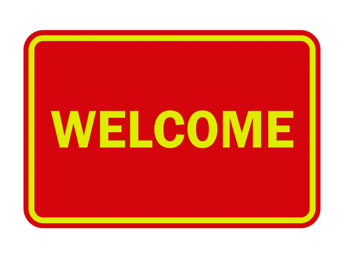 Signs ByLITA Classic Framed Welcome Sign