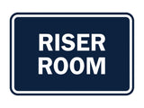 Signs ByLITA Classic Framed Riser Room