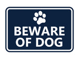 Signs ByLITA Classic Framed Beware of Dog Sign