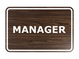 Signs ByLITA Classic Framed Manager