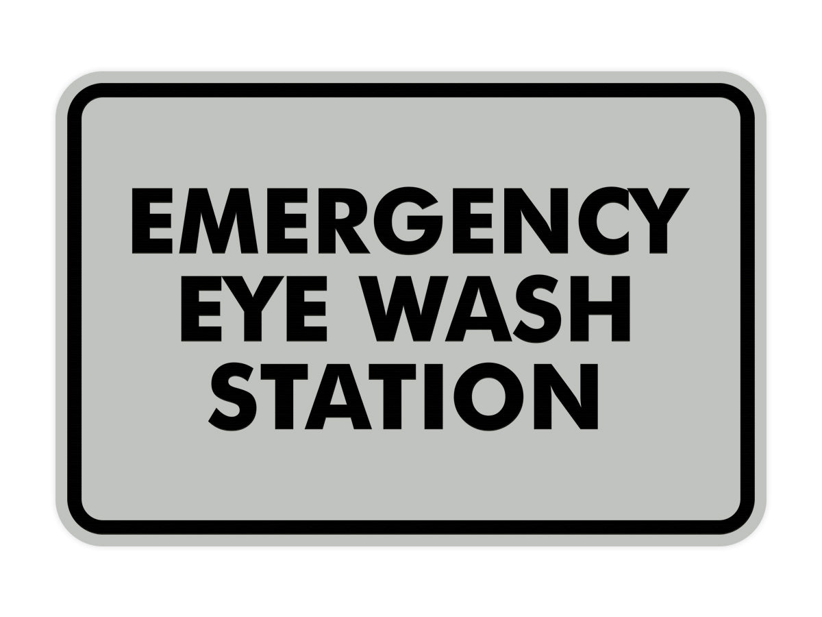 Signs ByLITA Classic Emergency Eye Wash Station Sign