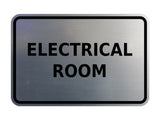 Signs ByLITA Classic Framed Electrical Room