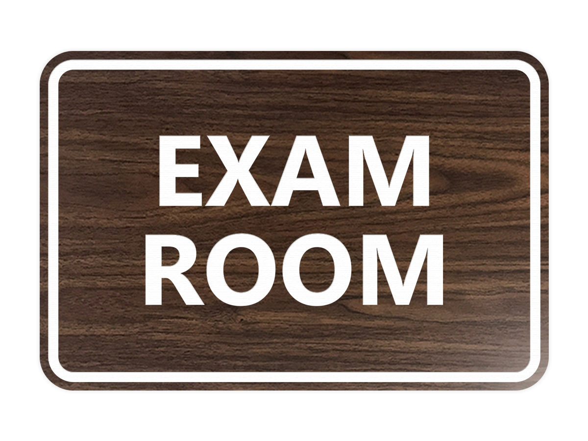 Signs ByLITA Classic Exam Room Sign
