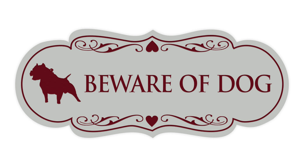 Signs ByLITA Designer Beware of Dog Sign