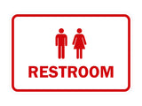 Signs ByLITA Classic Framed Unisex Restroom Sign