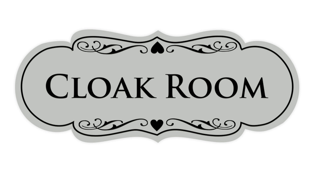 Signs ByLITA Designer Cloak Room Sign