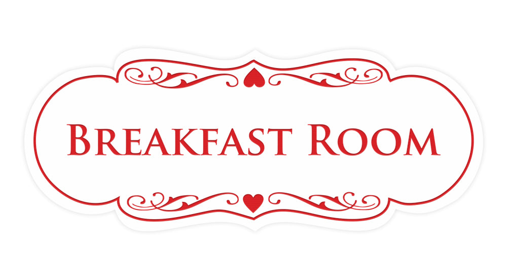 Signs ByLITA Designer Breakfast Room Sign