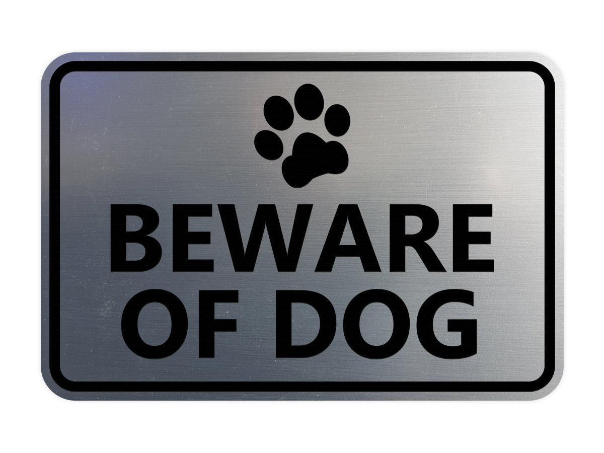 Signs ByLITA Classic Framed Beware of Dog Sign