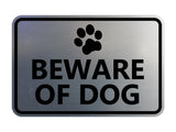 Signs ByLITA Classic Framed Beware of Dog Sign