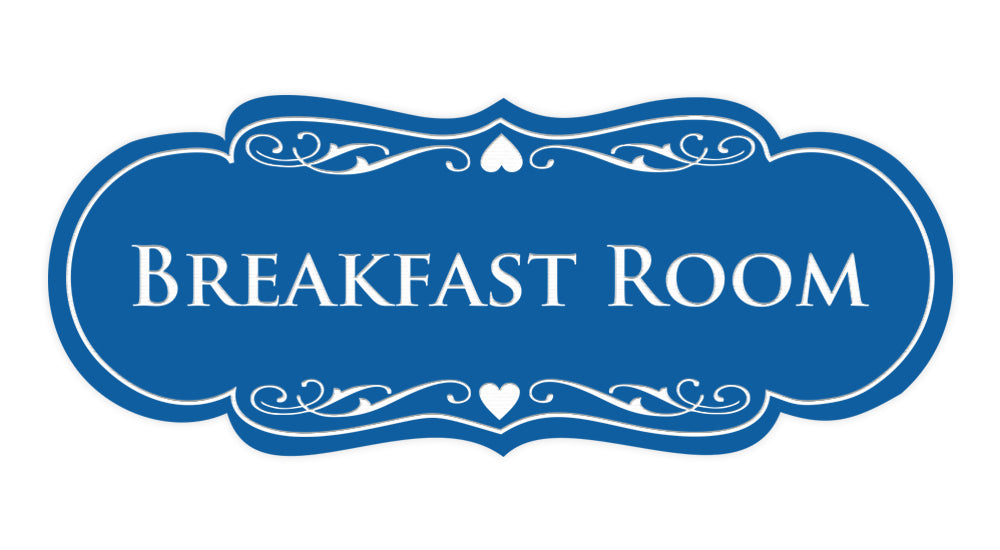 Signs ByLITA Designer Breakfast Room Sign