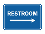 Signs ByLITA Classic Framed Restroom Directional Right Arrow