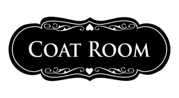 Signs ByLITA Designer Coat Room Sign