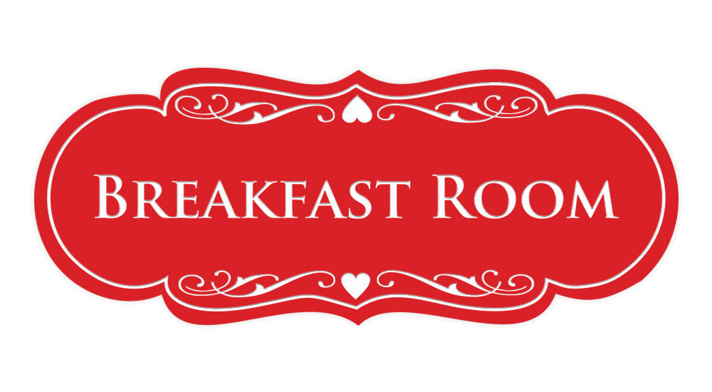 Signs ByLITA Designer Breakfast Room Sign