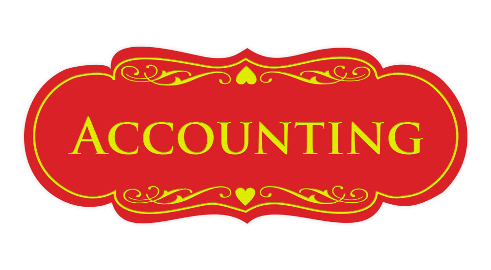 Signs ByLITA Designer Accounting Sign