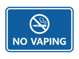 Signs ByLITA Classic Framed No Vaping