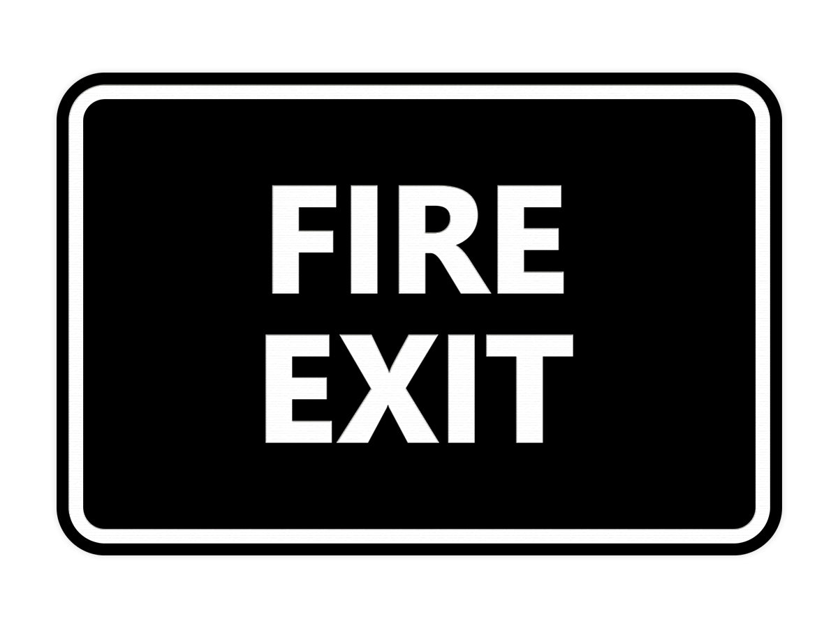 Signs ByLITA Classic Fire Exit Sign