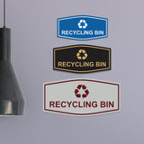Fancy Recycling bin Wall or Door Sign