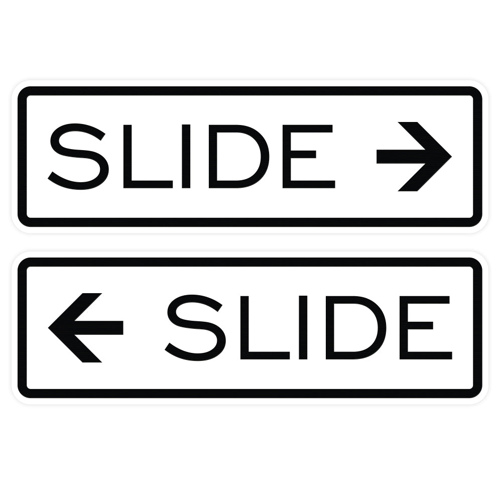 Classic Slide Door Sign