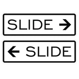 Classic Slide Door Sign