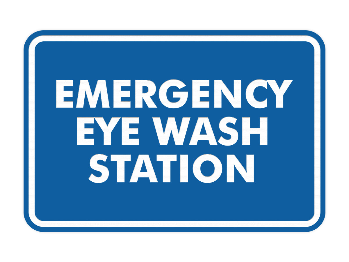 Signs ByLITA Classic Emergency Eye Wash Station Sign